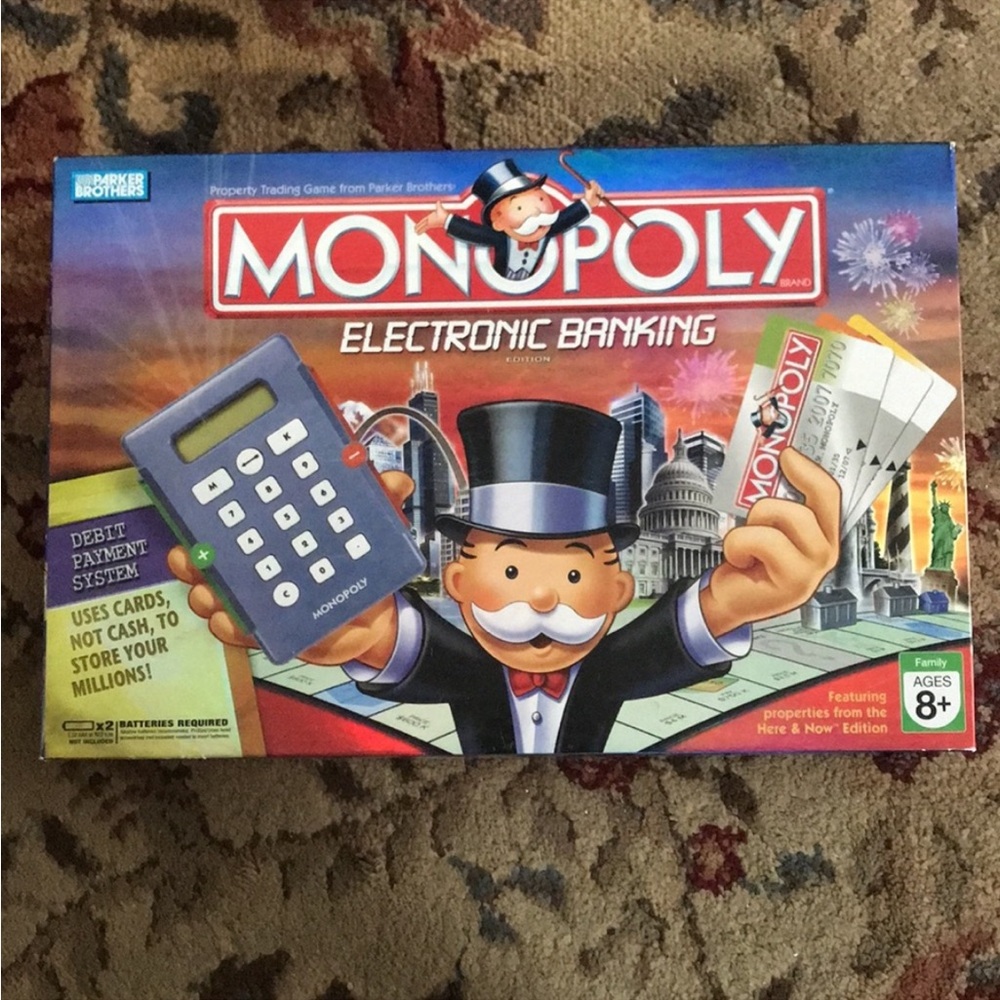 Monopoly Electronic Banking Debit Card Payment System. Barely used grt. Cond.